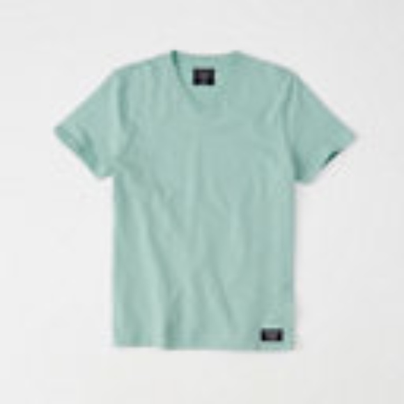 Abercrombie & Fitch Mint Green V-neck Tee - Picture 3 of 3